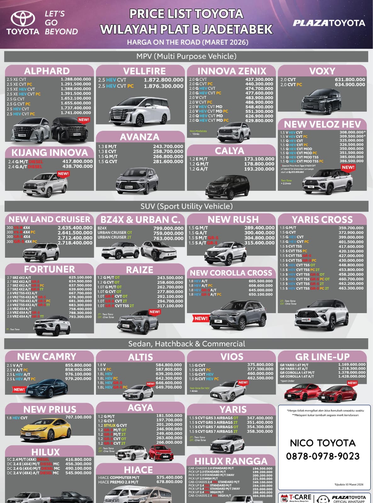 harga toyota